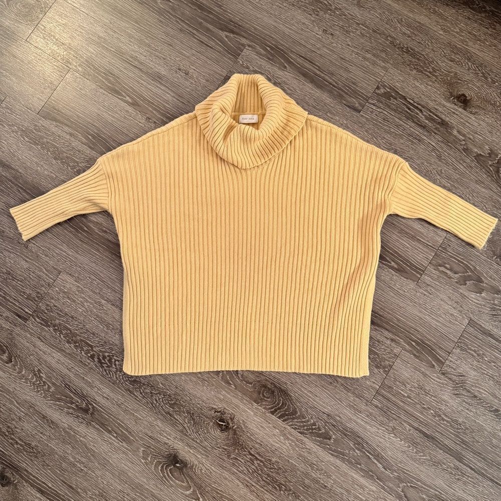 MERSEA New Yorker Ribbed Cowl Sweater